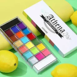 2025 20 farver ansigts- og kropsmaling olie sikker børn flash tatovering maleri ansigter oliefarvesæt til drenge piger voksne Halloween ferie daglig kunst makeup fancy | Fyndiq