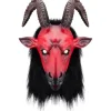 (1) Antilope Maske Latex Horror Maske - Mardi Gras - Karneval - Halloween - Voksne - One Size