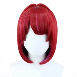 1. Arima Kana Cosplay Paryk Oshi No Ko 33cm Kort Bobo Paryk Rød M