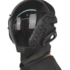 2025 Cyberpunk Hjelm med Masker til Voksne Halloween Festgaver