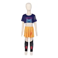 2025 Demon Hunter K-Pop Kostume | Halloween Outfit Kvinder Børn Cosplay No. 3 3-delt sæt No. 3 3-piece set 130cm