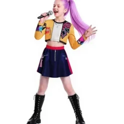 2025 Demon Hunter K-Pop Kostume | Halloween Outfit Kvinder Børn Cosplay 120 cm 120 No. 5 3-piece set