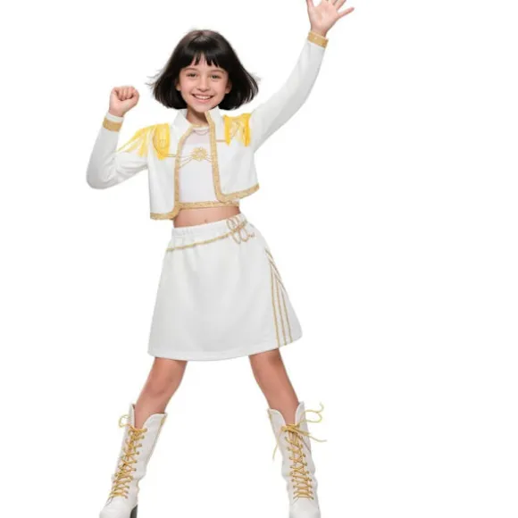 2025 Demon Hunter K-Pop Kostume | Halloween Outfit Kvinder Børn Cosplay 120 cm 120 No. 5 3-piece set
