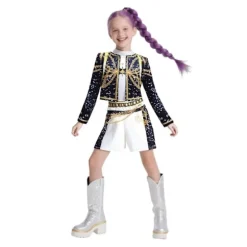 2025 Demon Hunter K-Pop Kostume | Halloween Kostume til Kvinder og Børn Cosplay - Perfekt Nr. 3 3-delt sæt 160cm Nr. 3 3-delt sæt No. 3 3-piece set 160cm | Fyndiq