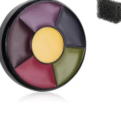 6 Farve Blåmærkehjul Special Effects SFX Zombie Makeup Kit Halloween Professionel Ikke-giftig