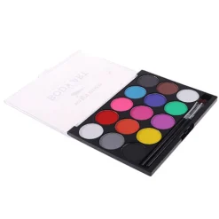 15 farver ansigts- og kropsmaling Make Up Tool Set Halloween