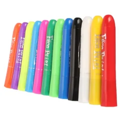 12 farver Ansigtsmaling Pen Børn DIY Ansigtsmaling Farveblyanter Vaskbare Midlertidige Kropsmaling Sticks til Jul Halloween Fest