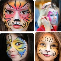 20 farver Athena ansigts- og kropsmaling oliepalet professionel flash giftfri sikker tatovering Halloween fest kunstner fancy makeup malingssæt til