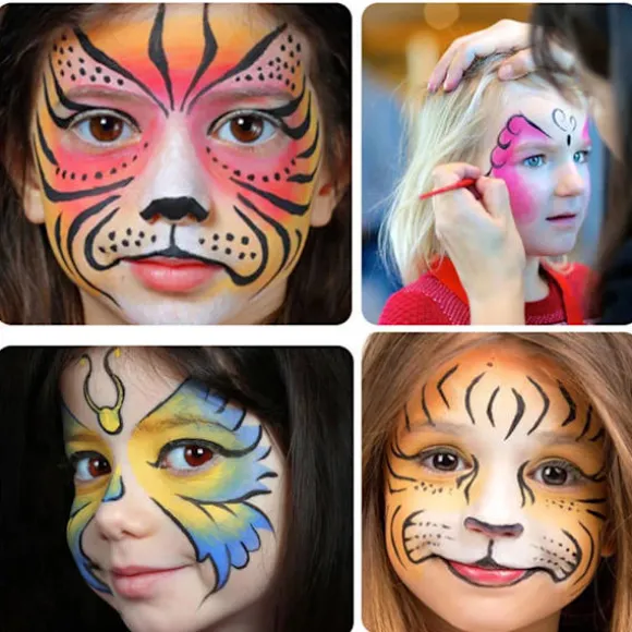 20 Farver Athena Ansigts- og Kropsmalingsolie Palette, Professionel Flash Ikke-giftig Sikker Tatovering Halloween Fest Kunstner Fancy Makeup Malersæt Til | Fyndiq