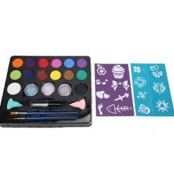 14 farver krops- og ansigtsmaling vaskbar Halloween fest fancy makeup pigment