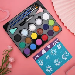 14 farver krops- og ansigtsmaling vaskbar Halloween fest fancy makeup pigment