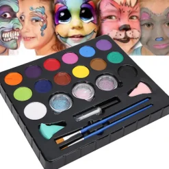 14 farver krops- og ansigtsmaling vaskbar Halloween fest fancy makeup pigment