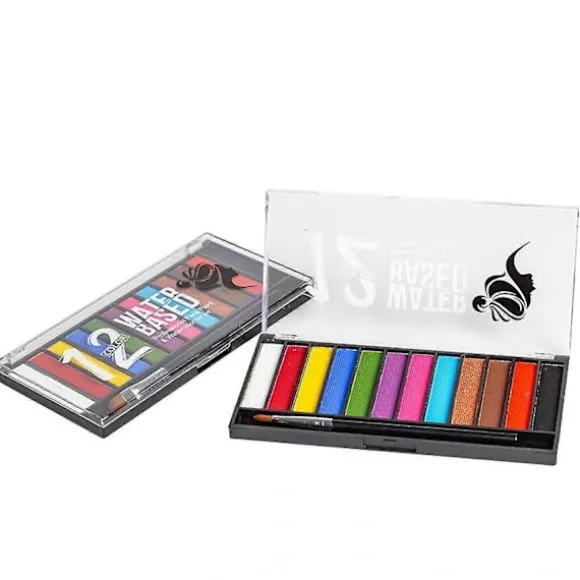 12 Farver Verdensmesterskab Halloween Makeup Ansigtsmaling Jule Ansigtsmaling