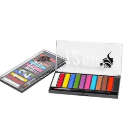 12 Farver VM Halloween Makeup Ansigtsmaling Jule Ansigtsmaling