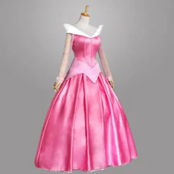 2021 Film Sleeping Beauty Prinsesse Aurora Luksuriøs Fancy Voksen Kjole Cosplay Kostume Halloween Jul Kvinde Kappe Kjole Sæt XXL XXL Pink Cloak and dress | Fyndiq