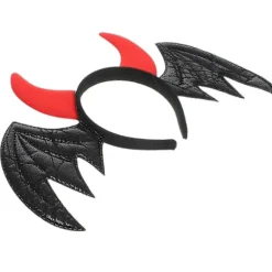 2025 Halloween Hårbøjle Halloween Flagermus Horn Hårbøjle Cosplay Flagermus Hårbøjle Flagermus Vinge Cosplay Hårbøjle Black 33X20CM