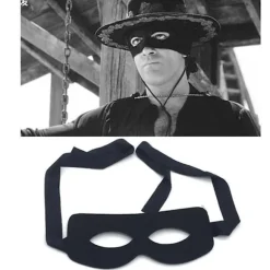 4 Halloweenmasker Zorro øjenbindel COS cosplay Zorro halvt ansigt