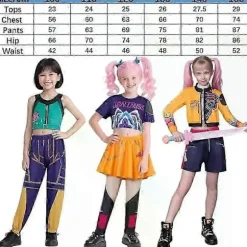 2025 KPop Demon Hunters Rumi Mira Zoey Cosplay Kostumesæt - Halloween Karneval Festtøj Zoe 120CM