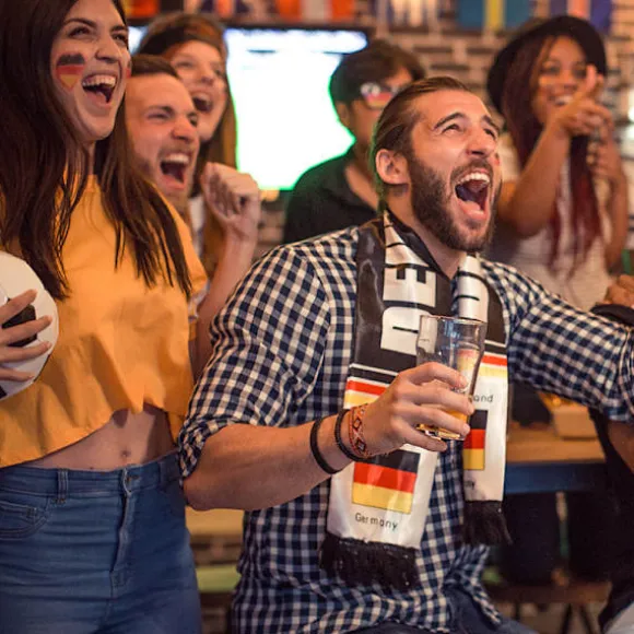 10 midlertidige tatoveringsklistermærker – fodboldfan-ansigtsklistermærker, sportsbegivenheds-makeupklistermærker, VM-fest-kropsklistermærker se
