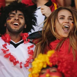 10 midlertidige tatoveringsklistermærker – fodboldfan-ansigtsklistermærker, sportsbegivenheds-makeupklistermærker, VM-fest-kropsklistermærker dk