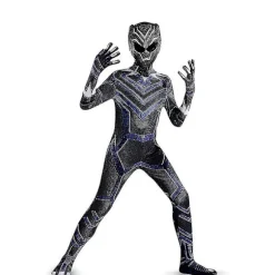 2023 New Black Panther Costume Marvel The Avengers Super Hero Cosplay Bodysuit Zentai Jumpsuit Halloween kostumer til børn Voksen H_a CNMR Style 2 130 | Fyndiq