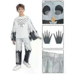2025 99-Nætters Hjorteugle Cosplay Kostume Halloween Dyre Top Bukser Maske Handskesæt-lingling} 120