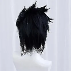 2025 Ny Sasuke Uchiha Cosplay Paryk Mænd Kort Sort Cosplay Anime Cosplay Paryk Varmebestandig Syntetisk (LGL)