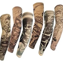 8 Pak Fake Midlertidig Tatovering Nylon Arm Ærme Tatovering
