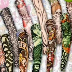 8 Pak Fake Midlertidig Tatovering Nylon Arm Ærme Tatovering