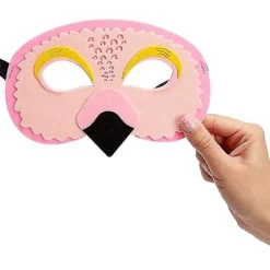 12 Pak Filt Dyrmasker Til Børn, Jungle Safari Festgaver Til Fødselsdag (FMY)