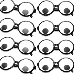 8 par Googly Eyes briller sjove øjne briller kæmpe Googly Eyes