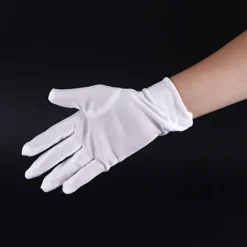 1 Par hvide formelle handsker Hvide Honor Guard Parade Santa Women White onesize