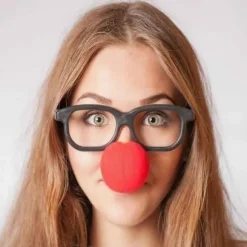 3 Poser med 30 stk. Røde Klovnenæser Svampebold Cirkus Cosplay Næser