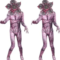 5-13 år Børn Stranger Things Demogorgon Monster Jumpsuits Cosplay Kostumer 9-10 Years
