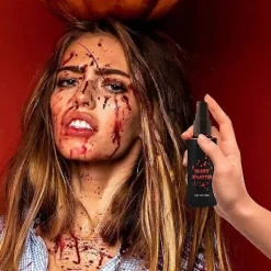 2025 Realistisk Kunstigt Blodsæt 3-i-1 Kit Til Specialeffekt Makeup Halloween Cosplay Tøj Udklædning