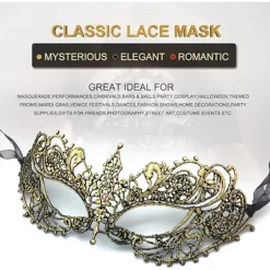 2025 Seneste Model Maskebal Maske til Kvinder Venetiansk Blonde Øjenmaske Til Festbal Prom Kostume Mardi Gras Festartikler