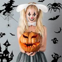 3 sæt Halloween hvalpehundekostume Hundepandebånd Ører og hale butterfly