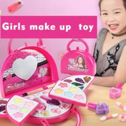 1 sæt makeup-sæt til piger, vaskbart makeup-sæt til småbørn og børn