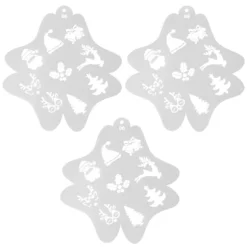 3 stk. ansigtsmaling stencils hule ansigts- og kropsmaling skabeloner ansigts tracing stencils til børn jule kropskunst maleri
