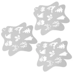 3 stk. ansigtsmaling stencils hule ansigts- og kropsmaling skabeloner ansigts tracing stencils til børn jule kropskunst maleri