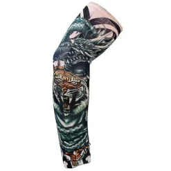 8 stk. Arm Blomster Arm Tattoo Mænd og Kvinder Sommer Solbeskyttelse Armsleeves tilfældig farve