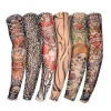 6 stk. Armtatoveringsærmer til mænd, falske midlertidige tatoveringer, nylon armstrømper til Halloween
