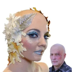 1 stk Bald Cap til Makeup STOR STOR Large Large Large