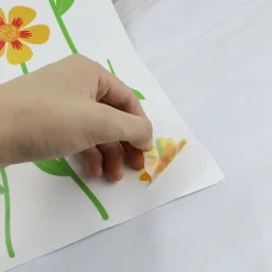 2 stk. Blomster-Sommerfugl Klistermærker Dekorationer til Skraldespande