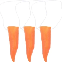 3 stk. Cosplay Klovnenæser Rekvisitter Dekorative Gulerodsnæser Snemand Gulerodsnæser-Yvan-lingling} Orange 11.00X4.00X4.00CM