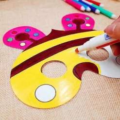 20 stk. DIY Blank Graffiti Papir Tegnemasker Børn Barn Dyr Farve Fødselsdagsgave Cosplay Fest Påske Bryllup