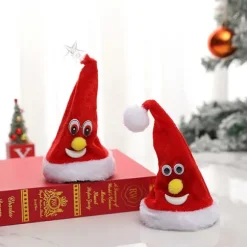 3 stk. elektrisk svingende julehat, dansende juletræ, elektrisk svingende juletræ, plys julefestfavorit CJY
