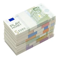 100 stk. Euro Rekvisitter Leg Sjov Lad Som Om Kontanter Rekvisit Valør Magiske Rekvisitter 10 Euro
