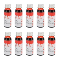 10 stk falsk blod 30 ml pr flaske sikker vaskbar livagtig blod til Halloween cosplay makeup