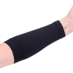 2 stk. Fuld Underarm Tatovering Dæk Band Kompressionsærmer Solbeskyttelse Mænd Kvinder Black